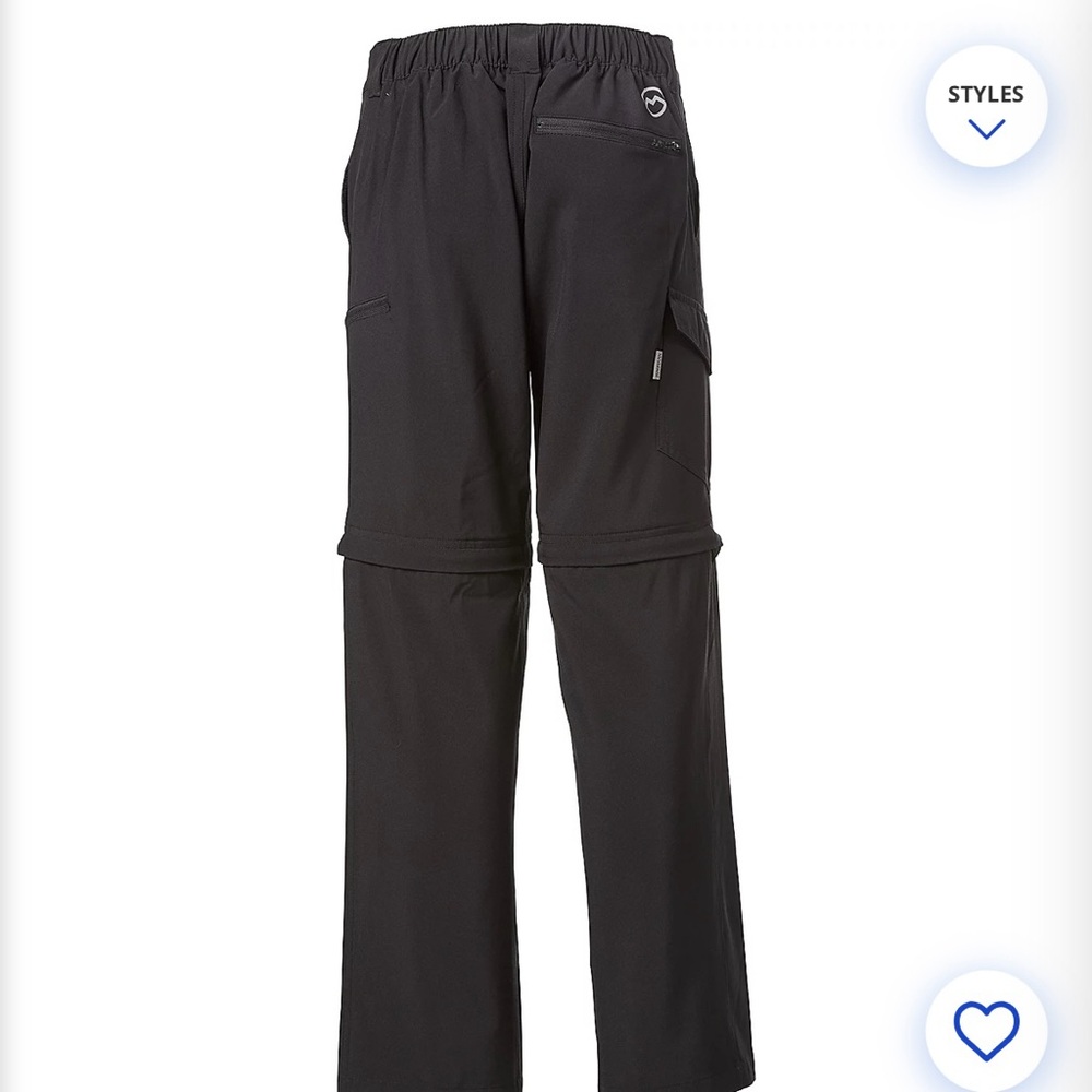 3 pairs of Magellan Outdoors youth (14/16) Fishing pants - like new. - Picture 2 of 4